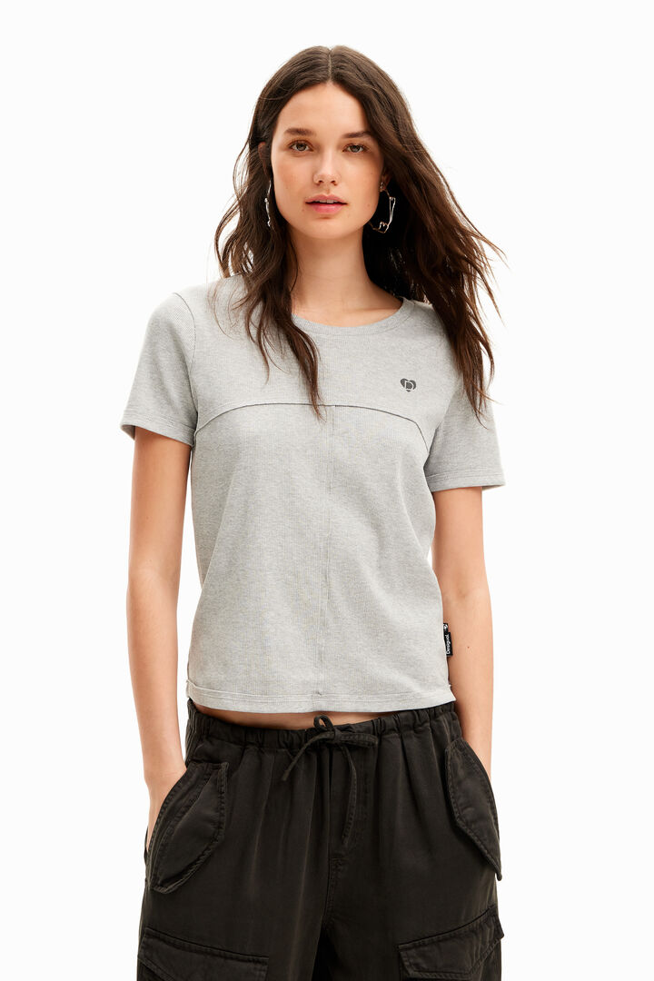 T-shirt patchwork coutures | Desigual