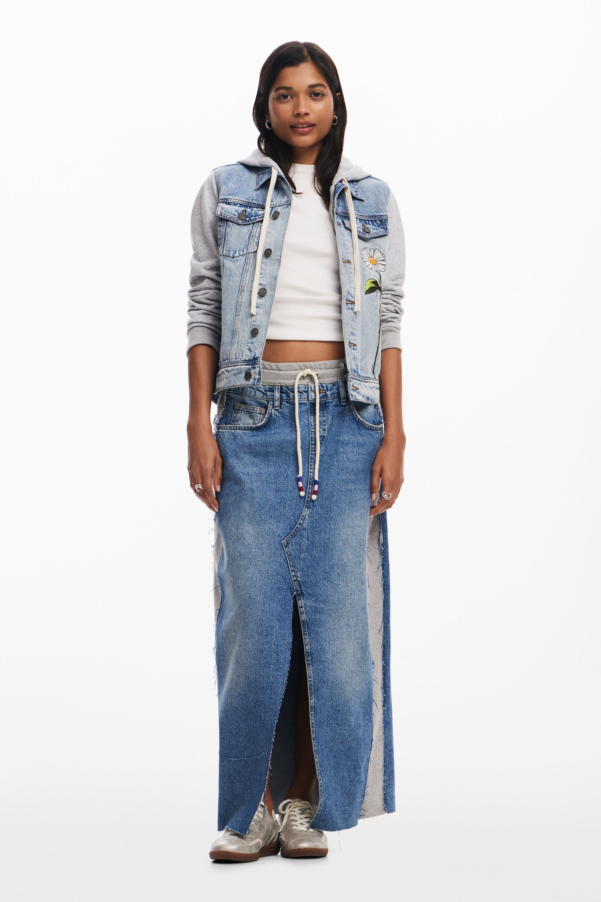 Desigual giacca jeans top