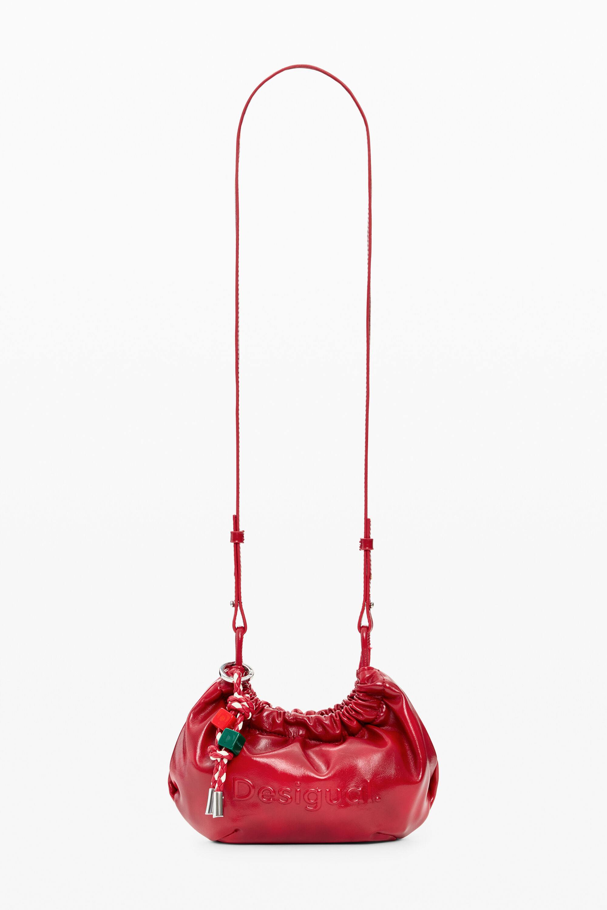 Desigual Grote schoudertas portemonnee logo - RED