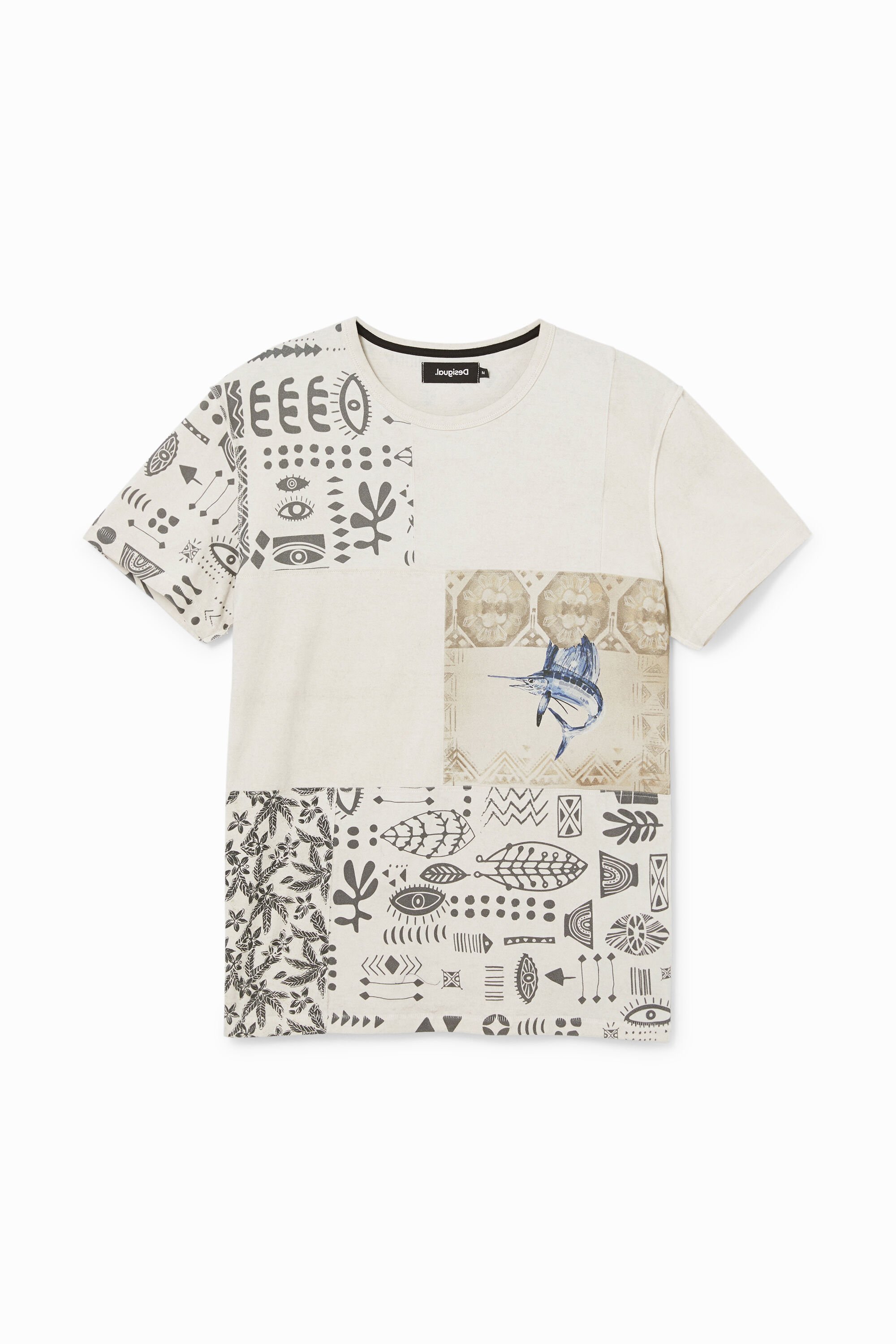 Ethnic patch T-shirt