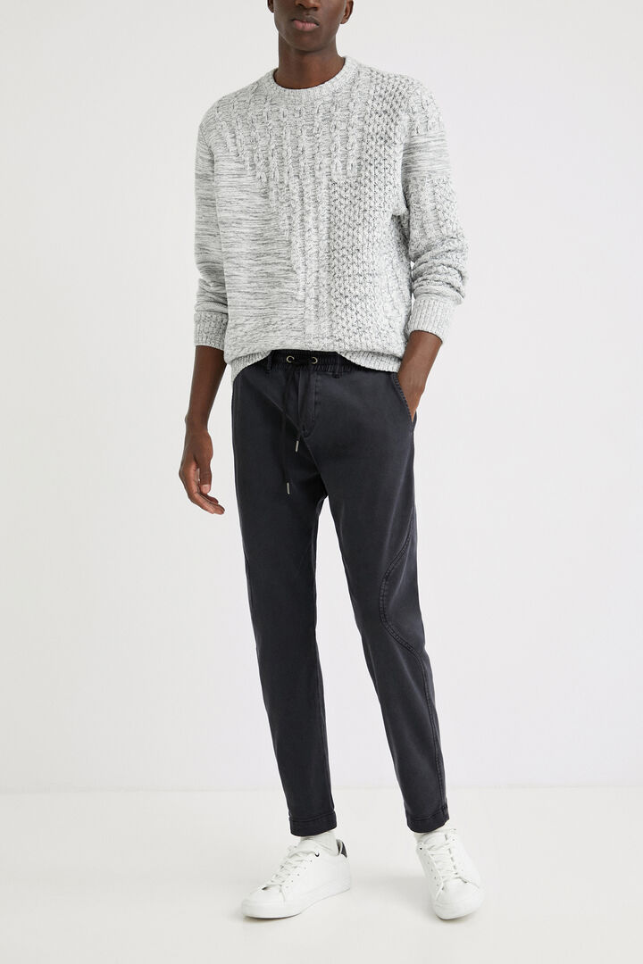 Braid cable knit sweater | Desigual