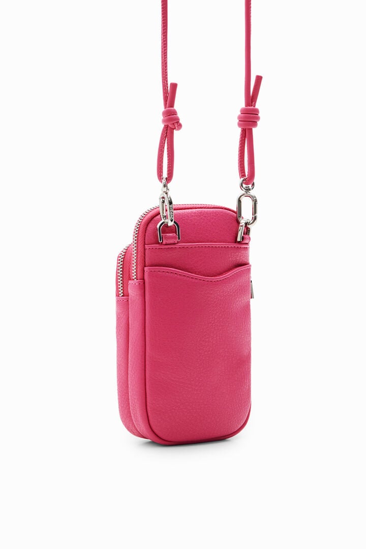 Leather-effect wallet smartphone pouch | Desigual