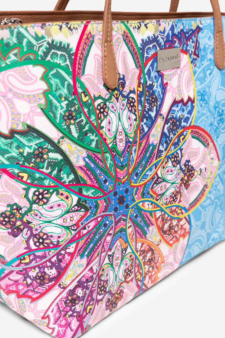 Capri Bag Mexican cards Zipper | Desigual