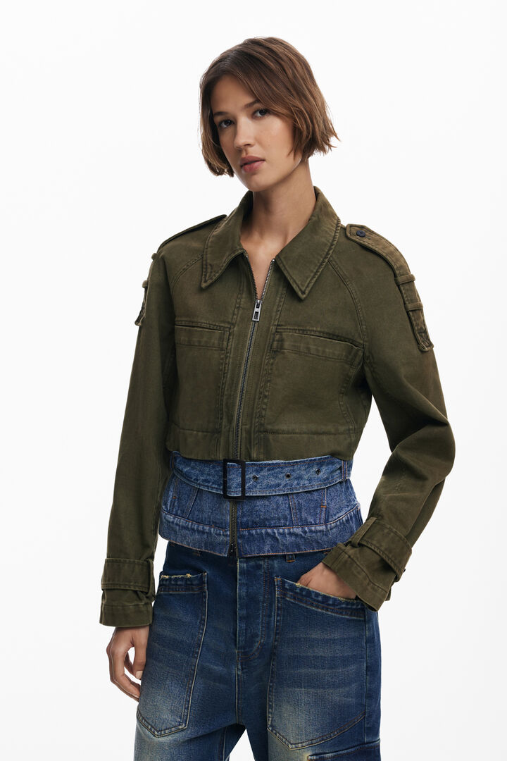 Parka courte combinée