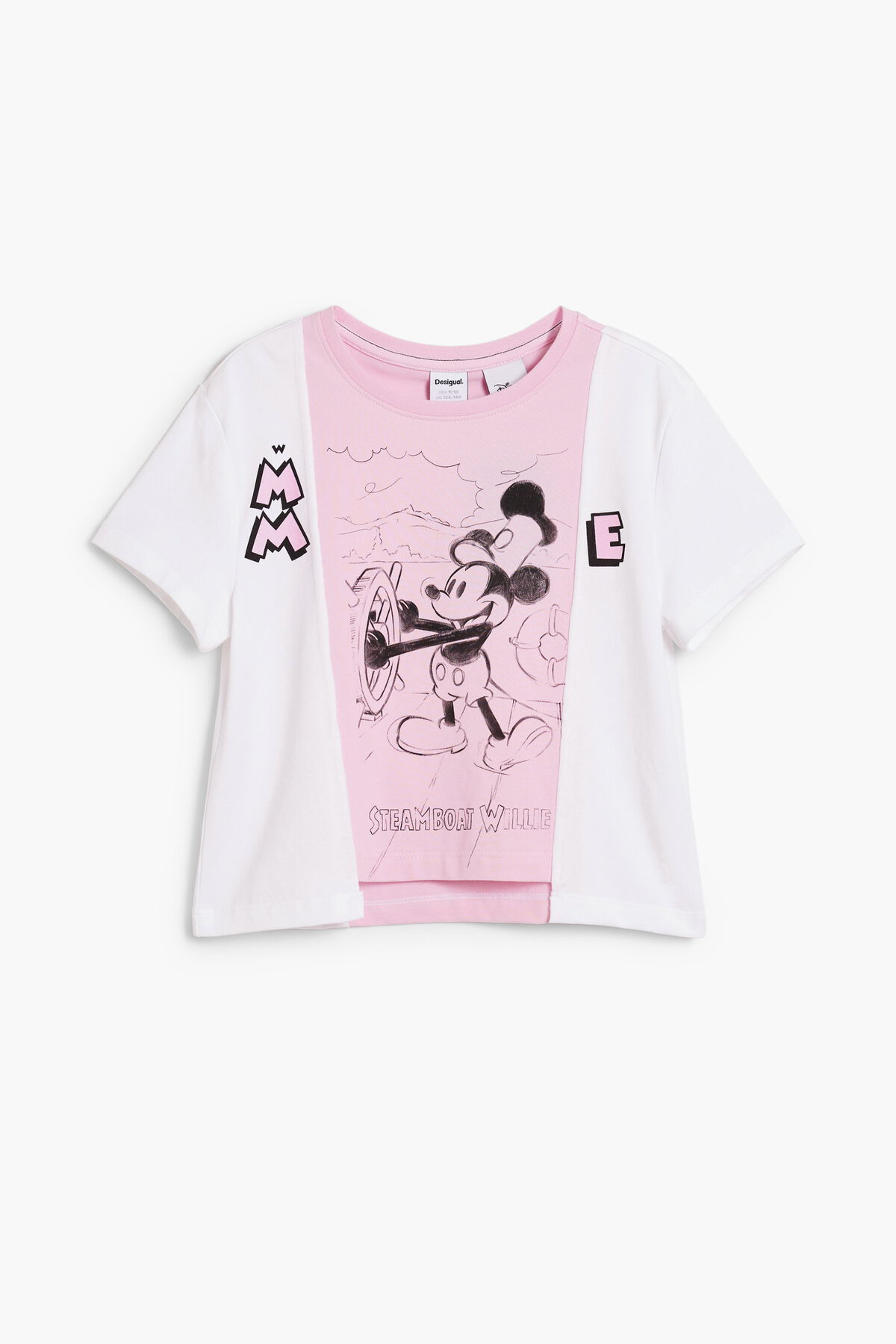 ミニーマウス™のバイカラーティーシャツ 女の子用 I Desigual.com
