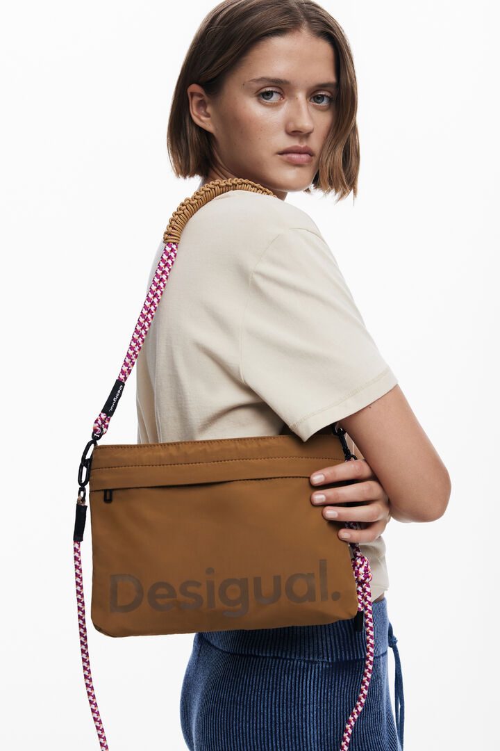 Medium reversible nylon bag | Desigual
