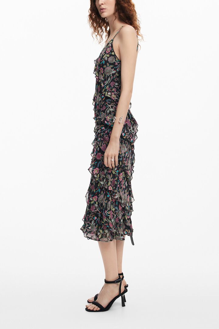 Midikleid mit R&uuml;schen | Desigual