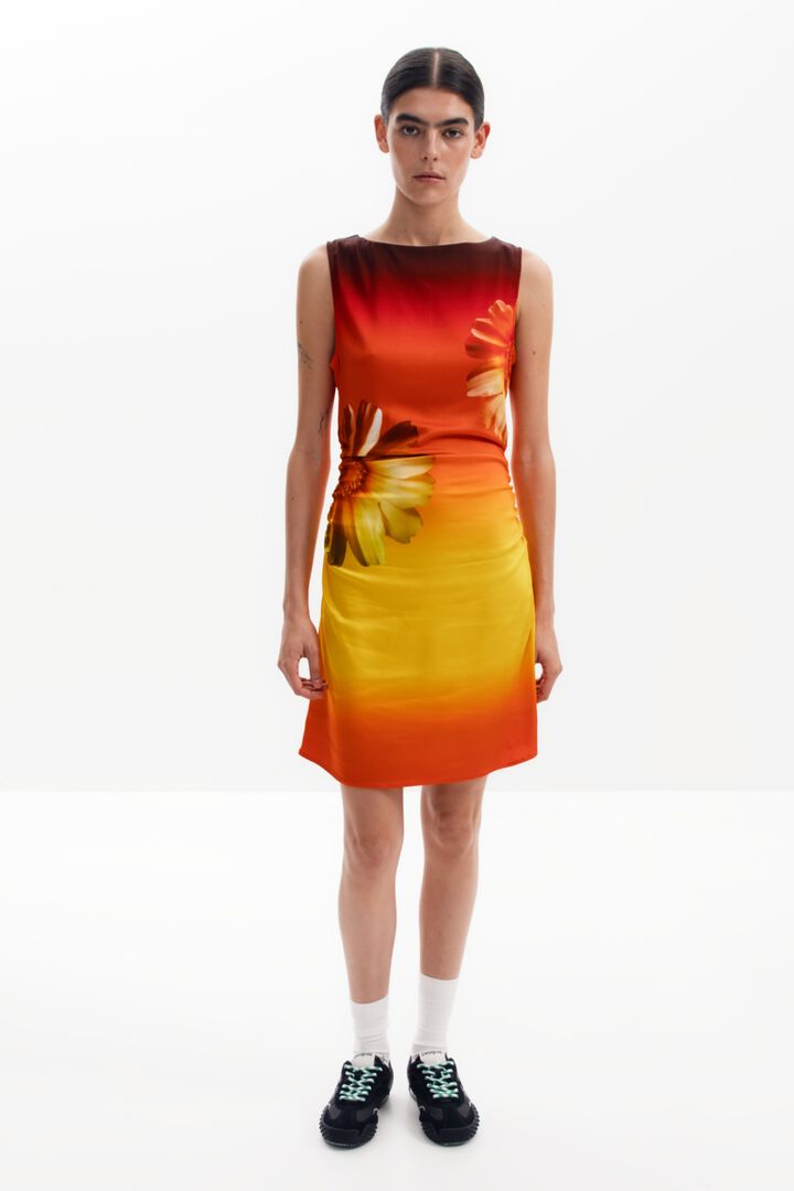 Vestido asimétrico degradado | Desigual