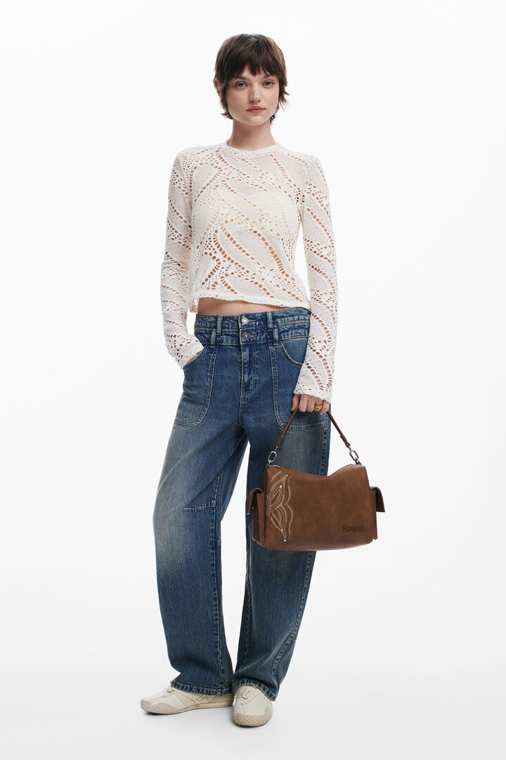 Borsa a mano farfalla | Desigual