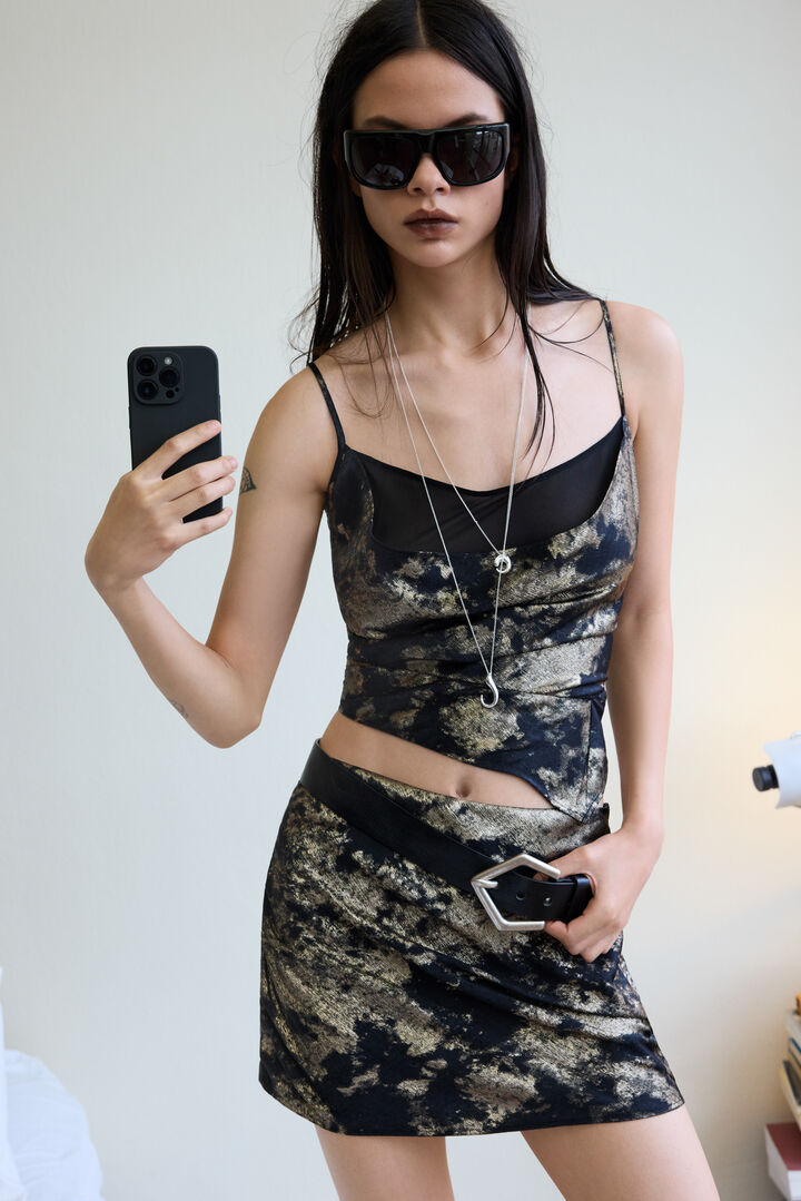 Draped top T-shirt | Desigual
