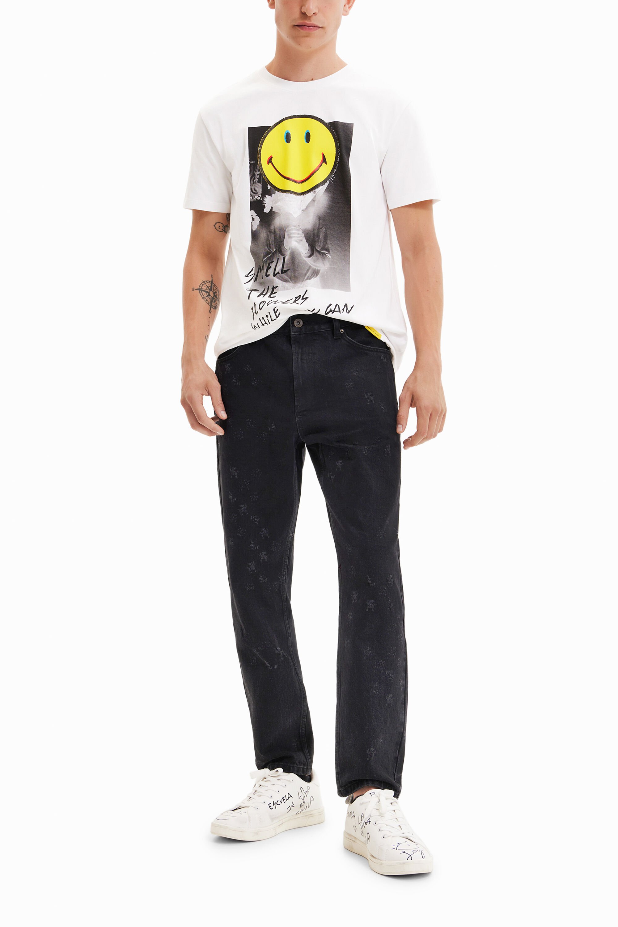 Desigual pantaloni larghi cheap