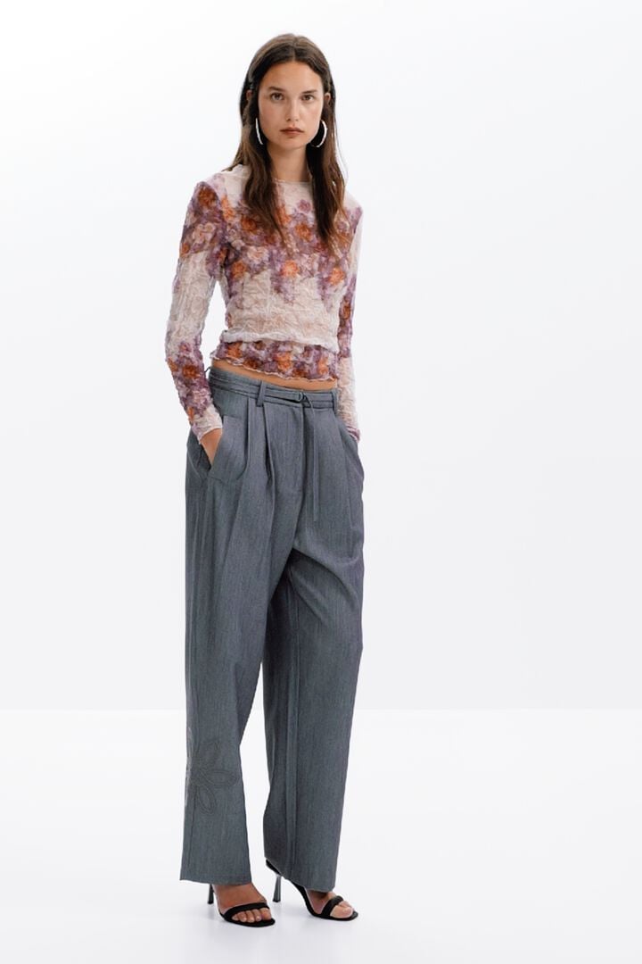 Pantalón largo recto | Desigual