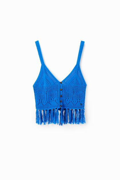 Crop top crochet