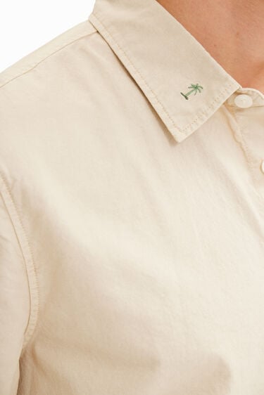 Long-sleeve embroidered shirt | Desigual