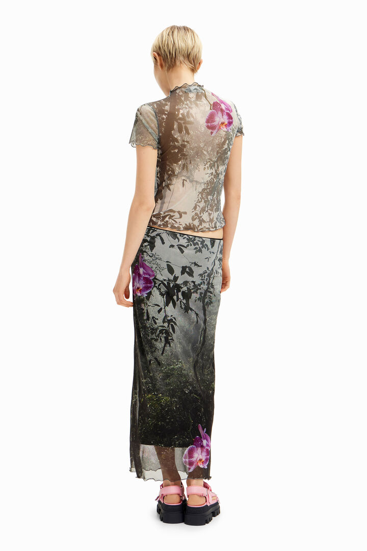 Falda larga bosque Tyler McGillivary | Desigual
