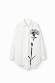 Camisa oversize flor | Desigual