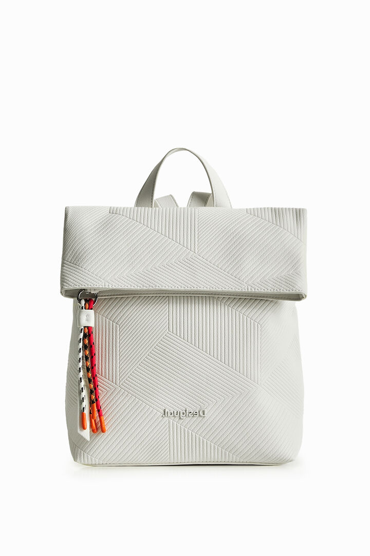 Striped geometric backpack | Desigual