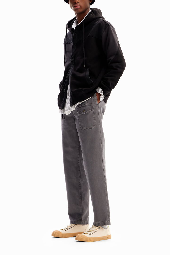 Hybrid denim hoodie | Desigual