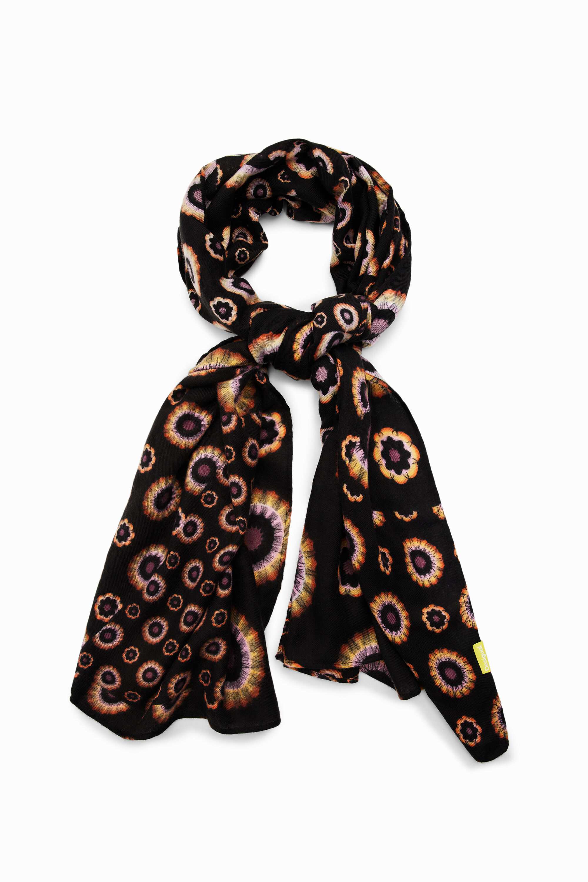 Foulard rectangular geométrico