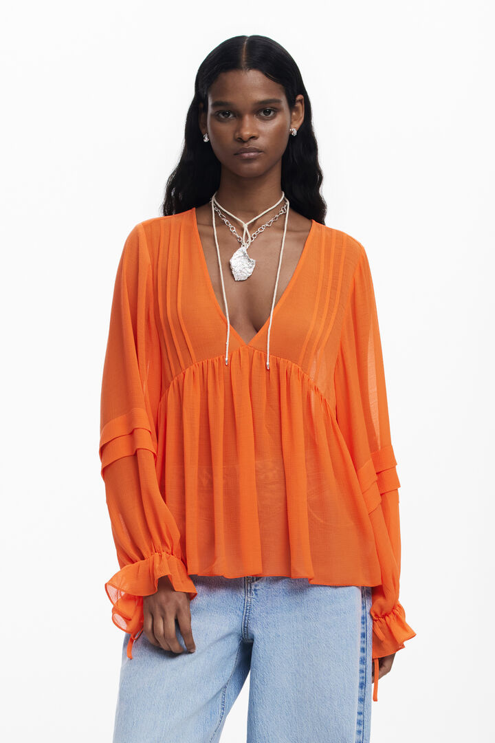 Layered blouse