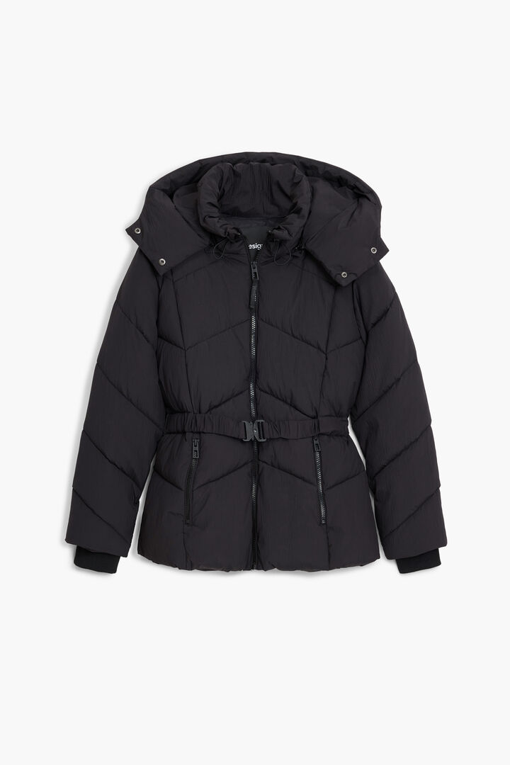 Gesteppte Jacke mit Gürtel | Desigual