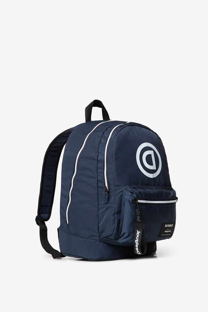 Mochila Ecoalf con mensaje | Desigual