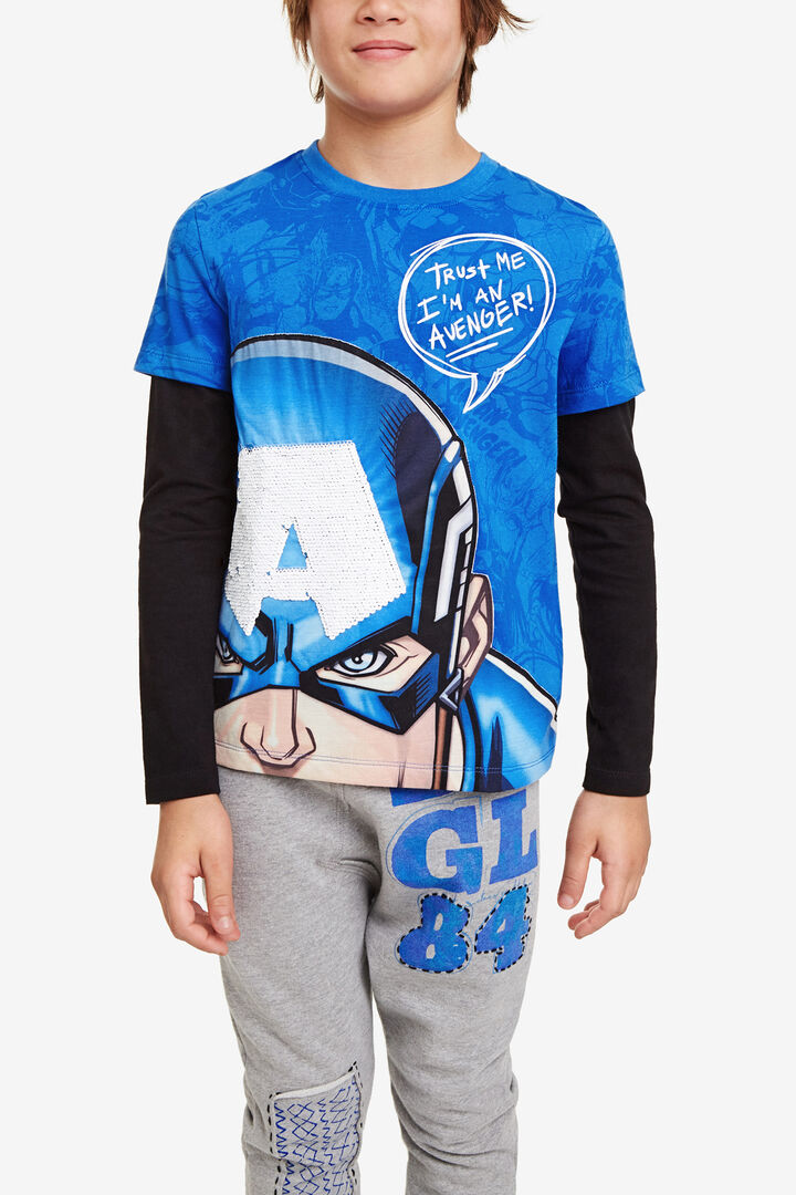 Captain America double T-shirt | Desigual
