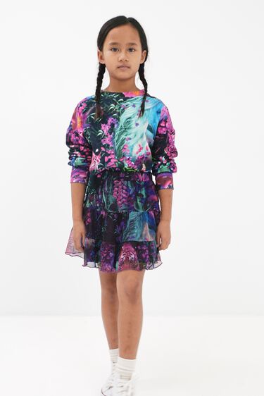 Falda tul estampada | Desigual