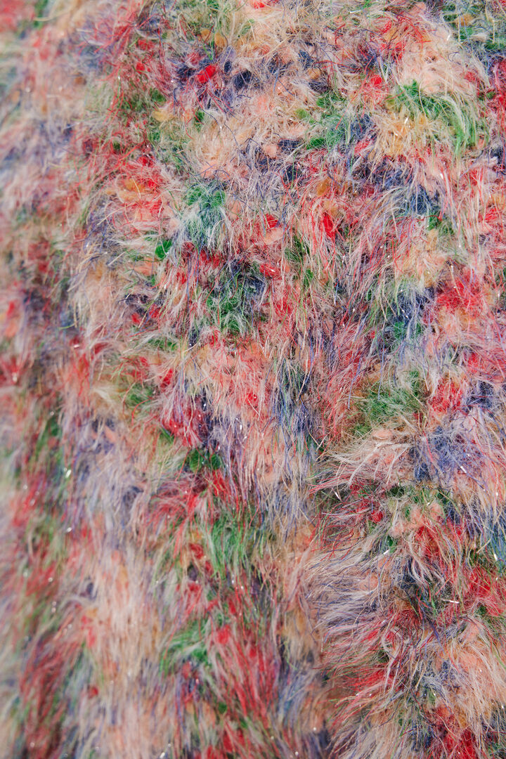 Multicoloured fur-effect jumper | Desigual