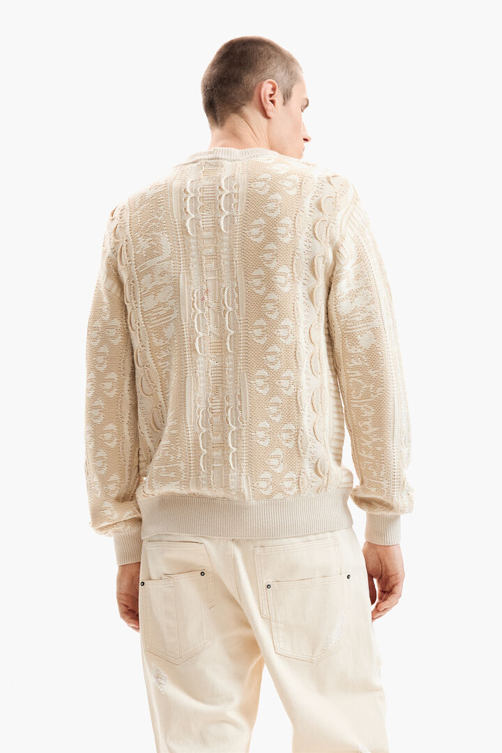 ROUND NECK KNIT SWEATER | Desigual