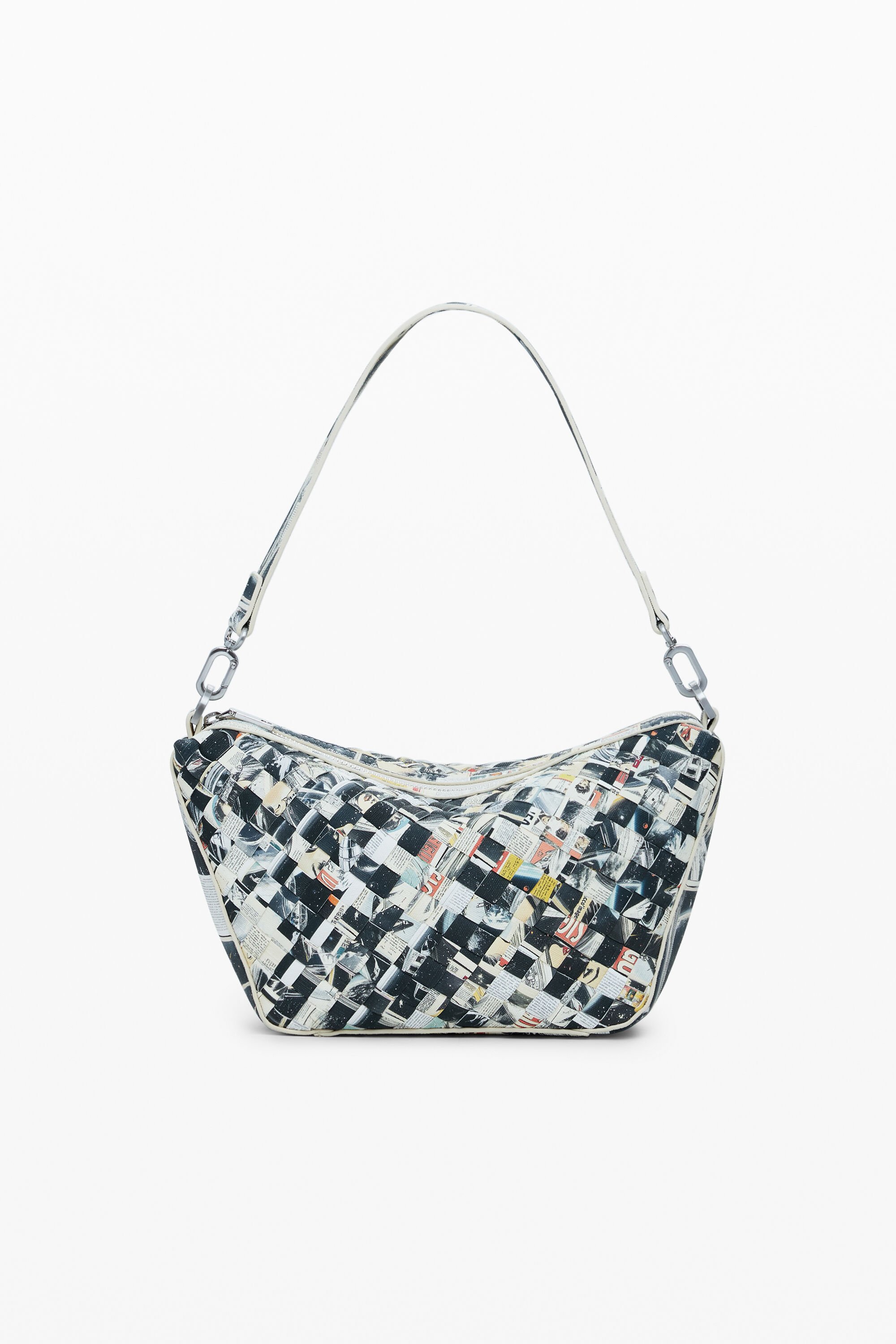 Desigual Gevlochten middelgrote tas - MATERIAL FINISHES
