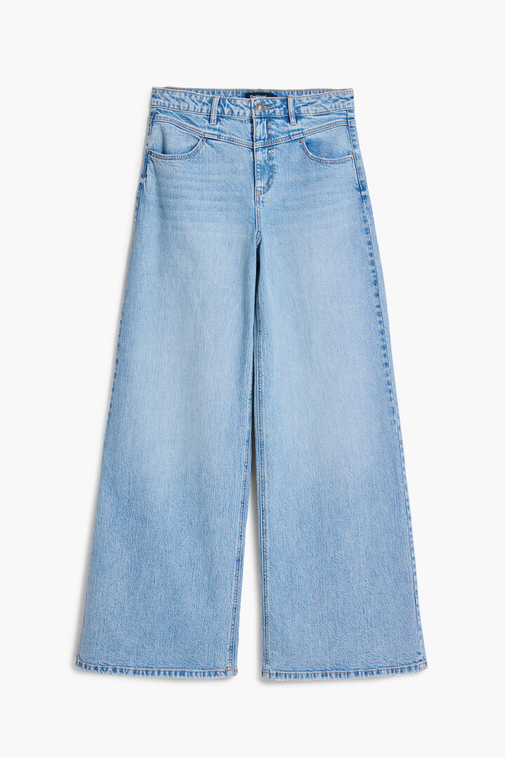 Wide Leg jeans with V waist | Desigual