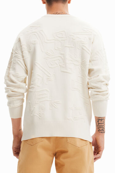 Jersey loose efecto toalla | Desigual