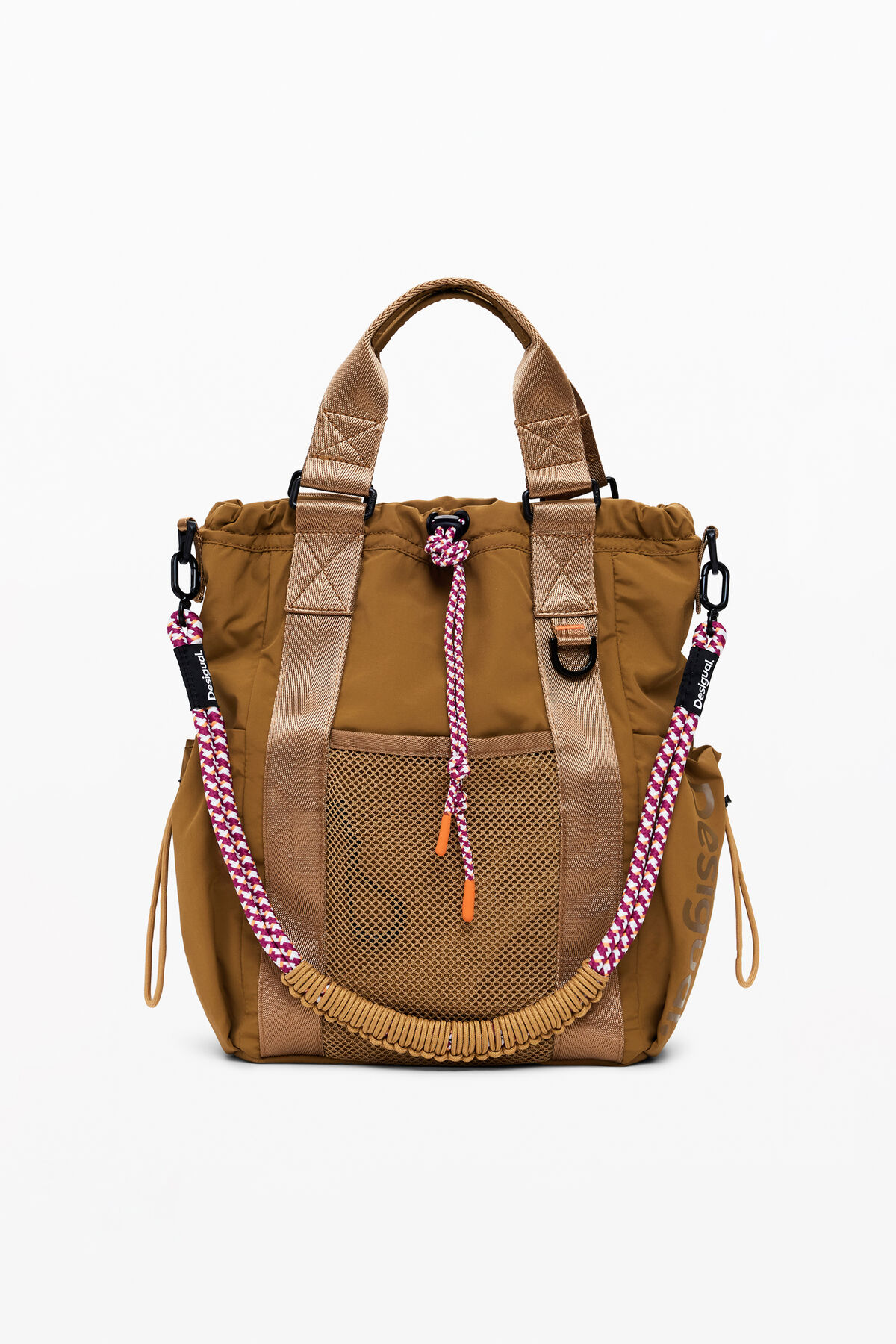 Multiposition backpack with drawstrings for woman I Desigual.com