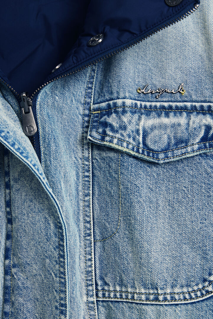 Reversible trucker jacket | Desigual