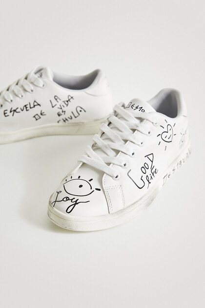 Marker message sneakers
