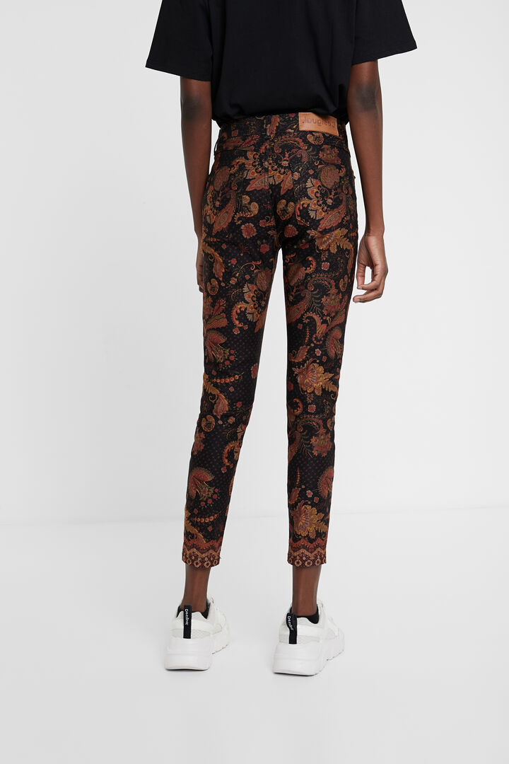 Pantalon skinny ethnique | Desigual