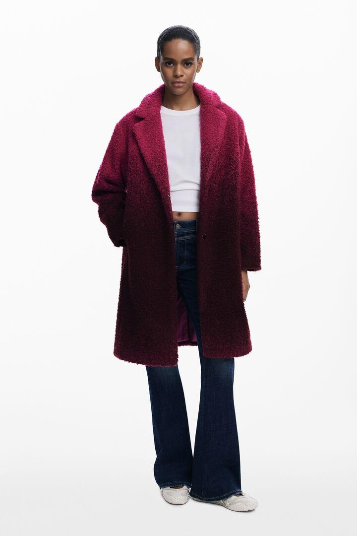 Gradient boucle coat