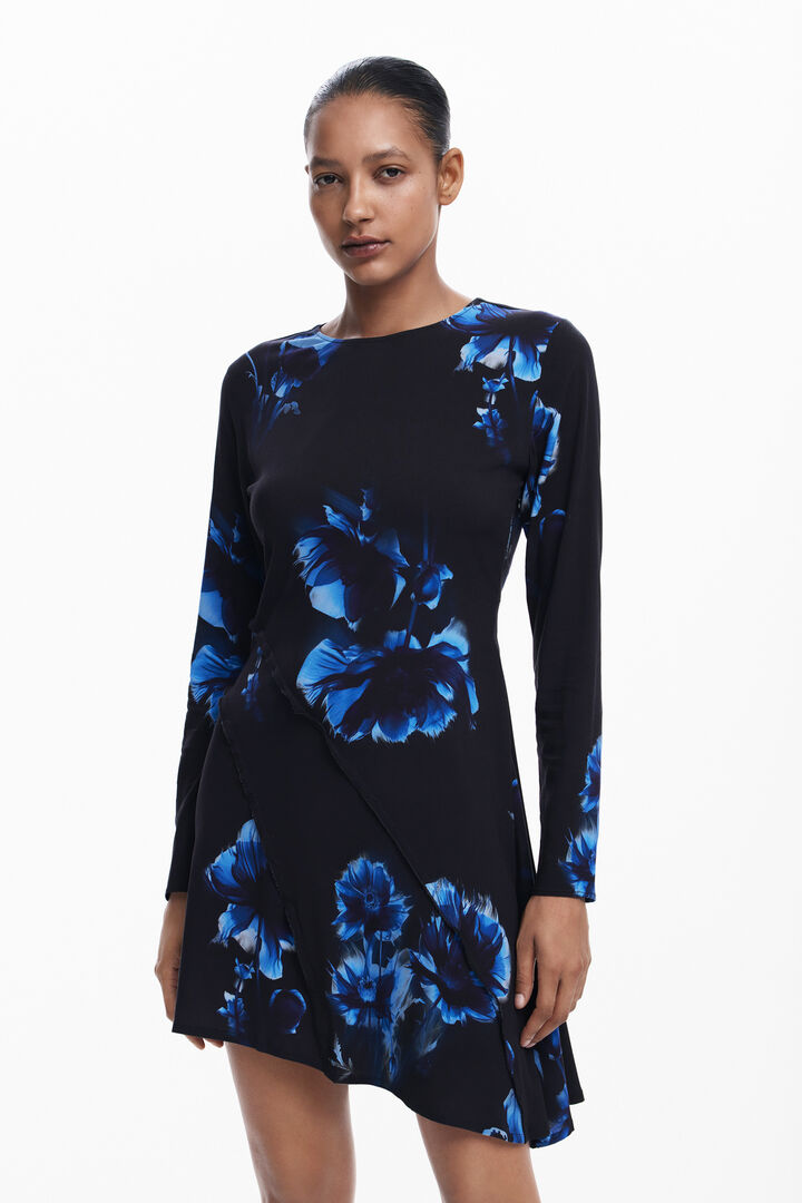 Asymmetrical cut dress | Desigual