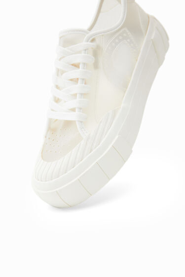 Transparent platform sneakers | Desigual