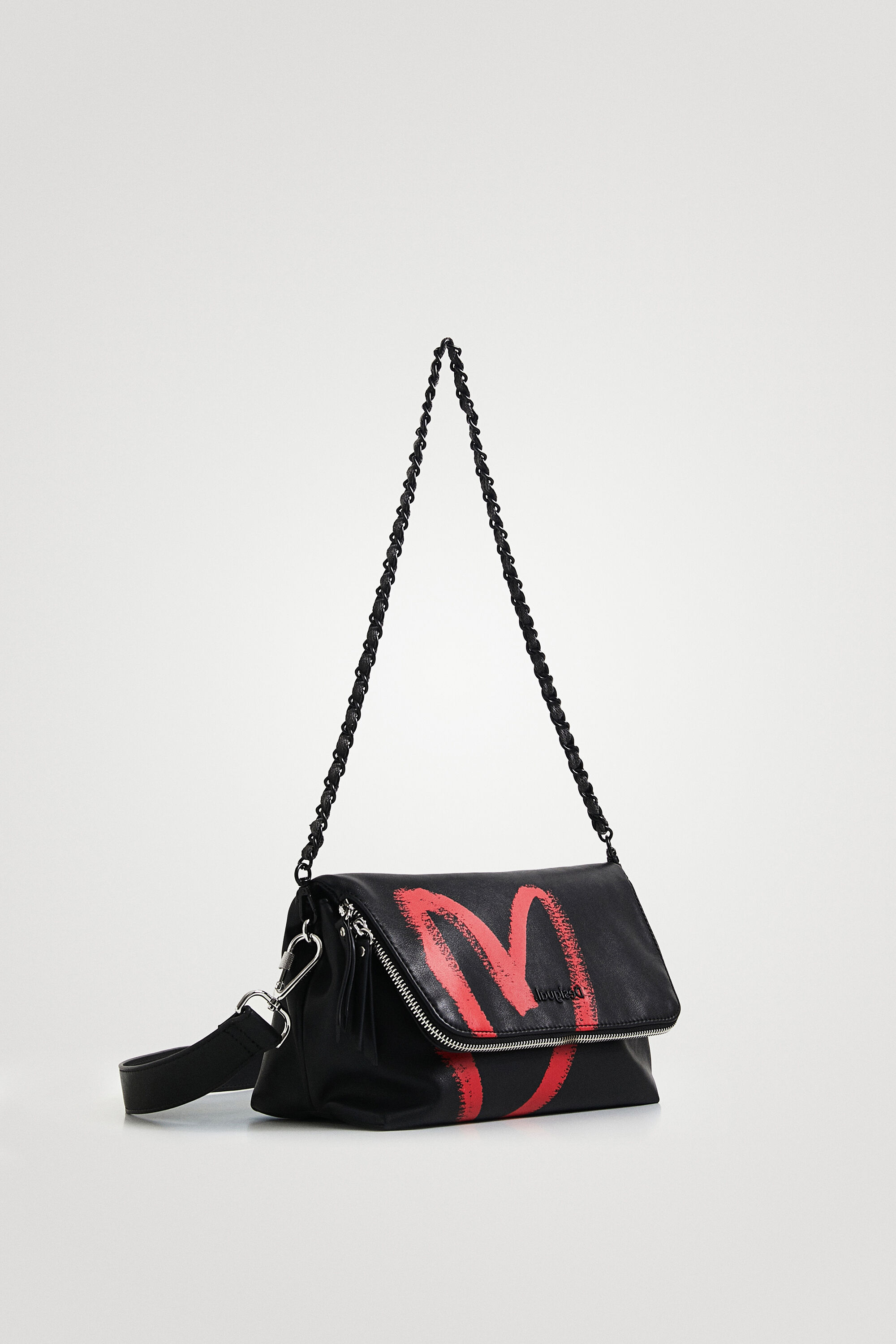 Bolso bandolera solapa extensible Desigual