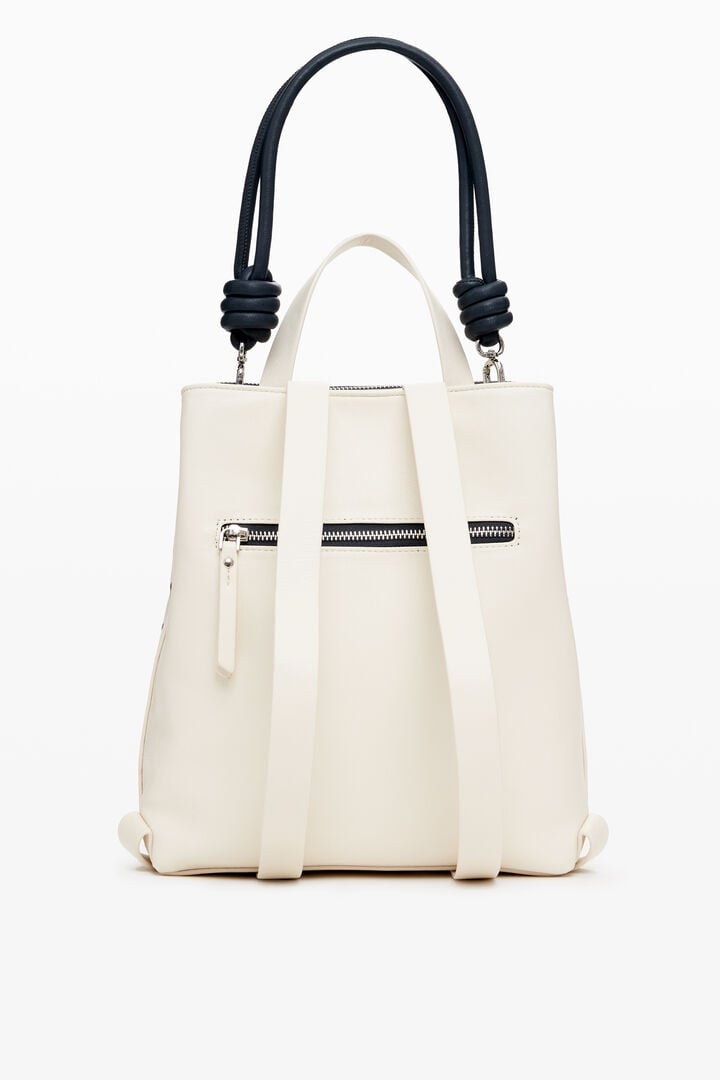 Circle pattern faux leather backpack | Desigual