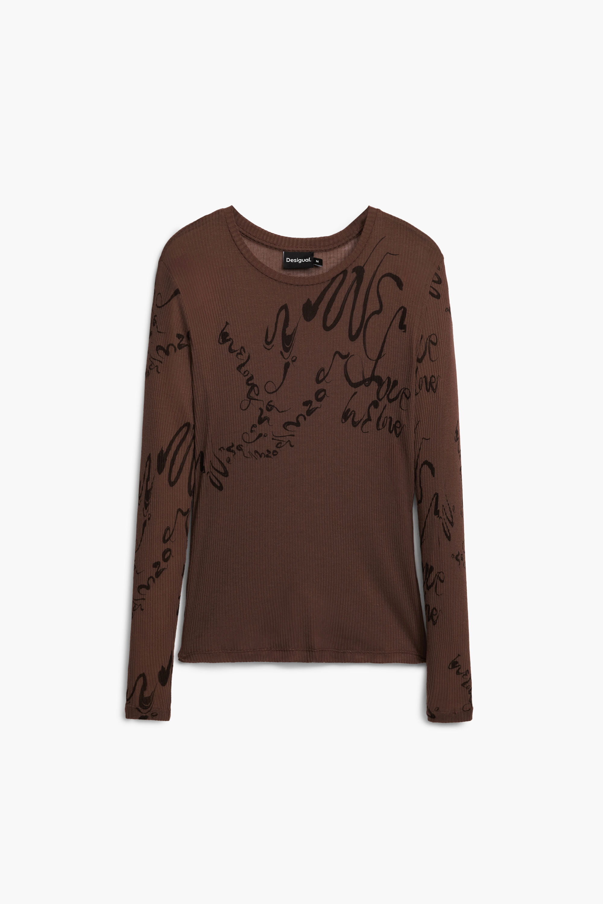 デシグアル Desigual TSHORSE Tシャツロングスリーブ （ブラウン） 楽天市場】Desigual（長さ（袖）長袖）（Tシャツ・カットソー