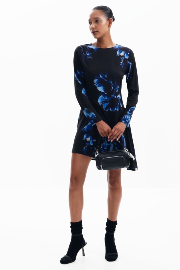 Asymmetrical cut dress | Desigual
