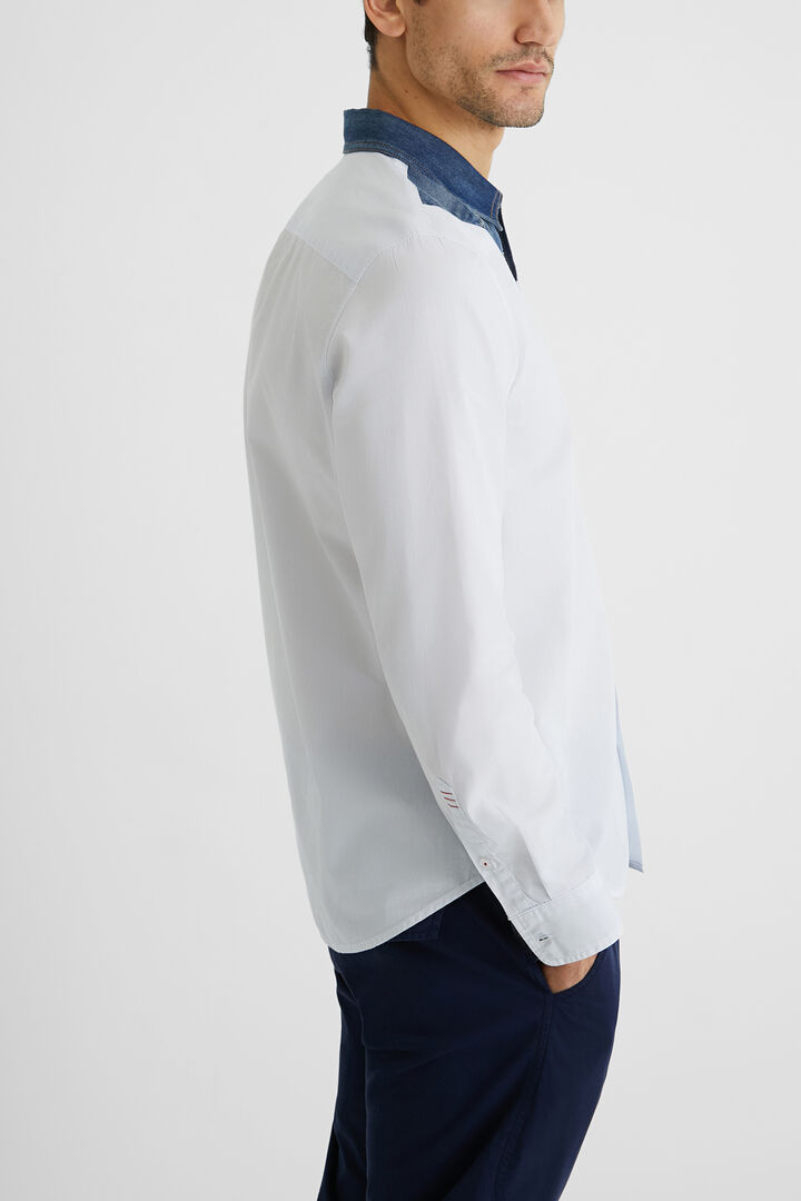 Camisa popelín reserva vaquera | Desigual