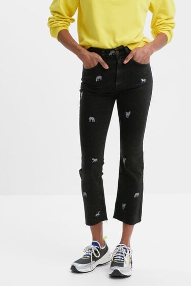 Texans flare cropped | Desigual