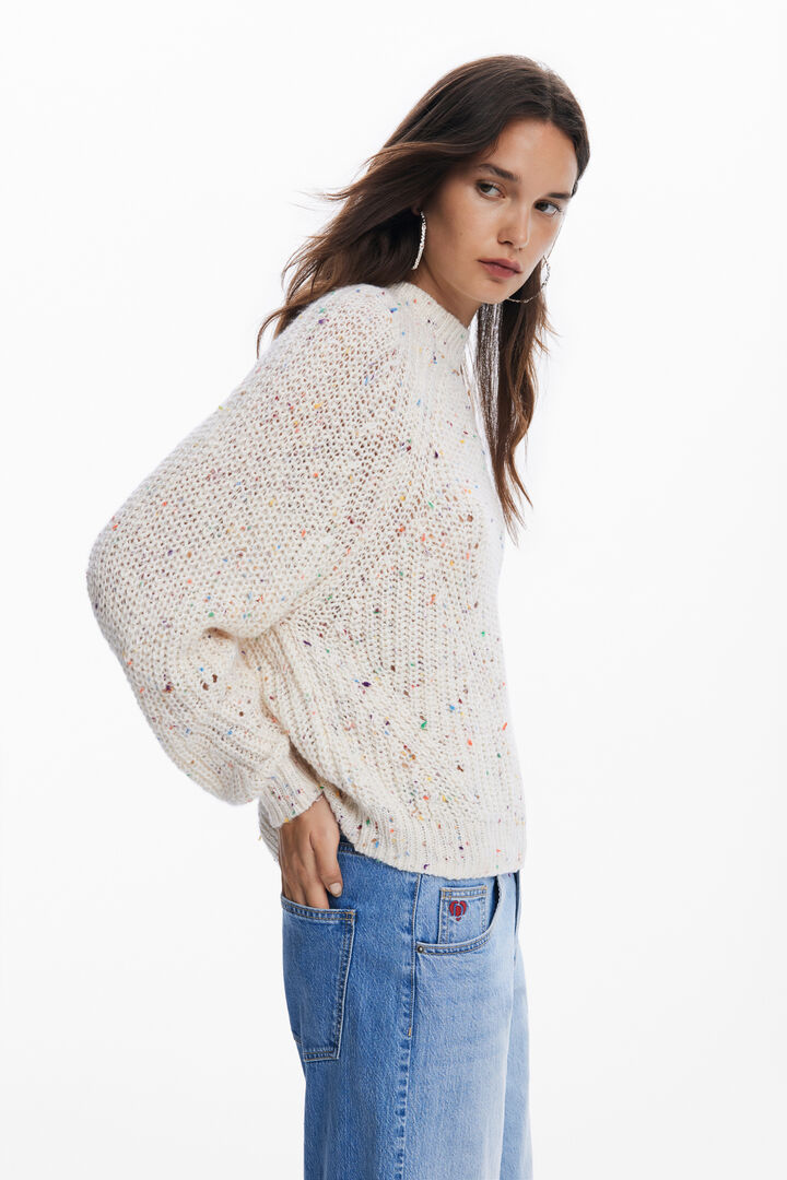 Oversized knit sweater | Desigual