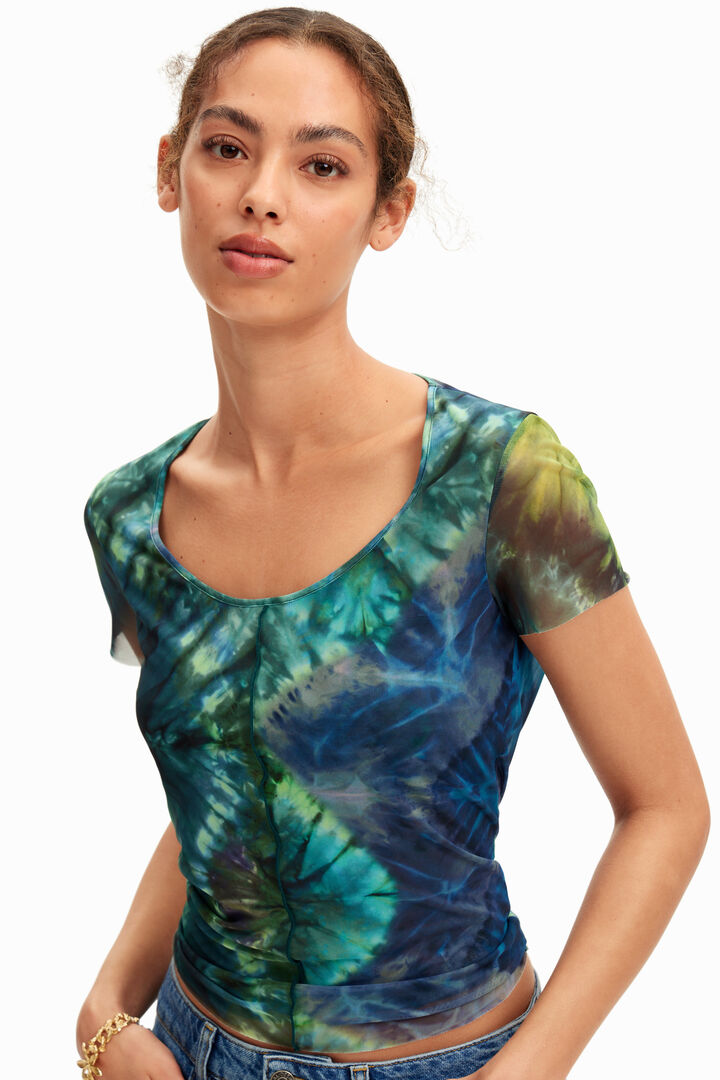 Tie-dye short-sleeve T-shirt | Desigual