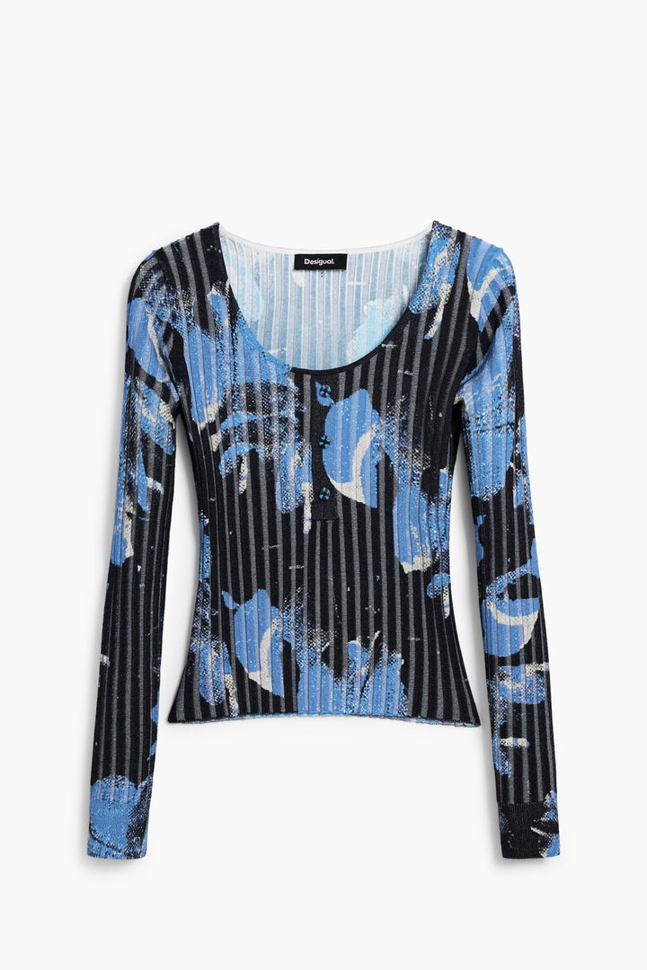 Pull fin à texture florale | Desigual