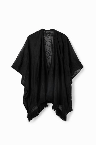 Short embroidered kaftan | Desigual